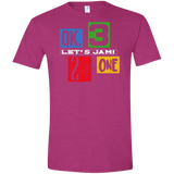 T-Shirts Antique Heliconia / S Let's Jam Men's Semi-Fitted Softstyle