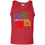 T-Shirts Red / S Let's Jam Men's Tank Top
