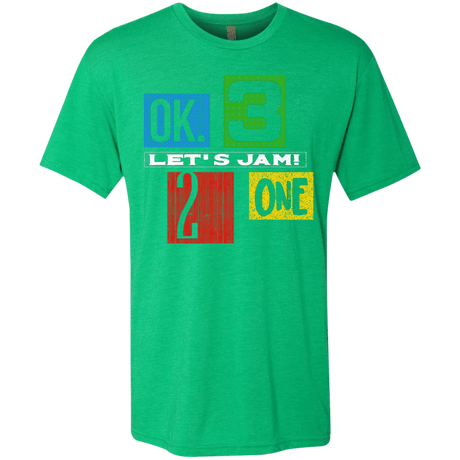 T-Shirts Envy / S Let's Jam Men's Triblend T-Shirt