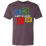 T-Shirts Vintage Purple / S Let's Jam Men's Triblend T-Shirt