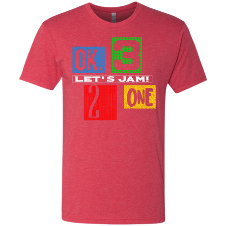 T-Shirts Vintage Red / S Let's Jam Men's Triblend T-Shirt