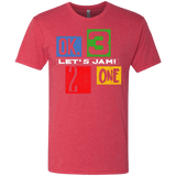 T-Shirts Vintage Red / S Let's Jam Men's Triblend T-Shirt