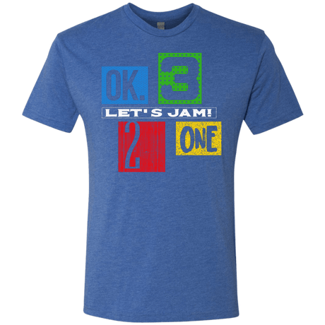 T-Shirts Vintage Royal / S Let's Jam Men's Triblend T-Shirt