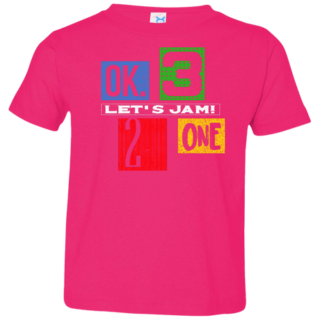 T-Shirts Hot Pink / 2T Let's Jam Toddler Premium T-Shirt