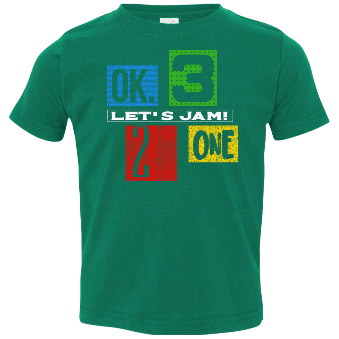 T-Shirts Kelly / 2T Let's Jam Toddler Premium T-Shirt