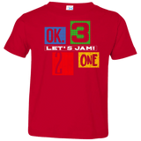 T-Shirts Red / 2T Let's Jam Toddler Premium T-Shirt