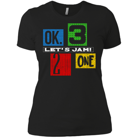 T-Shirts Black / X-Small Let's Jam Women's Premium T-Shirt