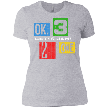 T-Shirts Heather Grey / X-Small Let's Jam Women's Premium T-Shirt