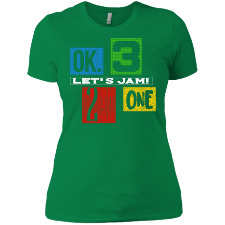 T-Shirts Kelly Green / X-Small Let's Jam Women's Premium T-Shirt