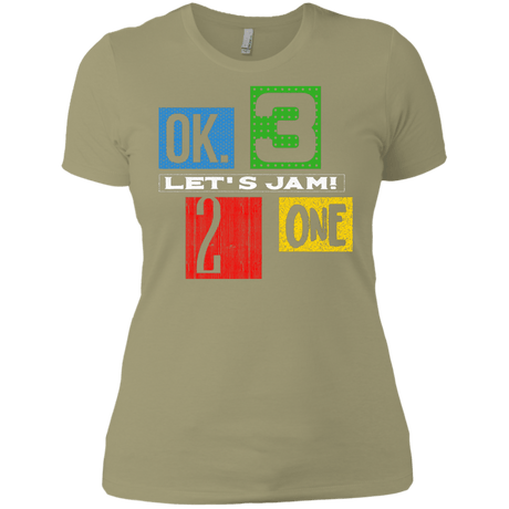 T-Shirts Light Olive / X-Small Let's Jam Women's Premium T-Shirt