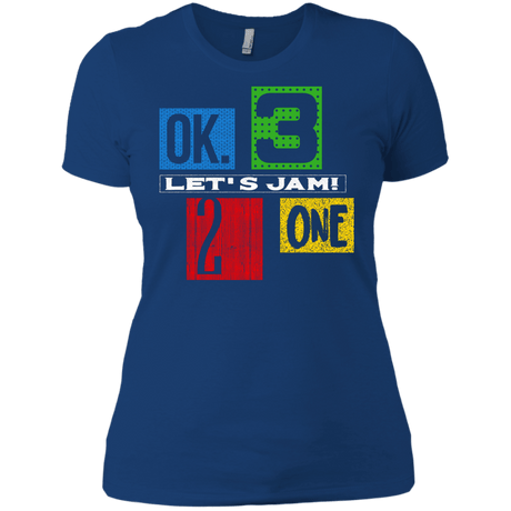 T-Shirts Royal / X-Small Let's Jam Women's Premium T-Shirt