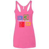 T-Shirts Vintage Pink / X-Small Let's Jam Women's Triblend Racerback Tank