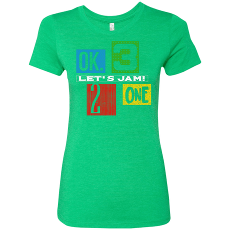 T-Shirts Envy / S Let's Jam Women's Triblend T-Shirt