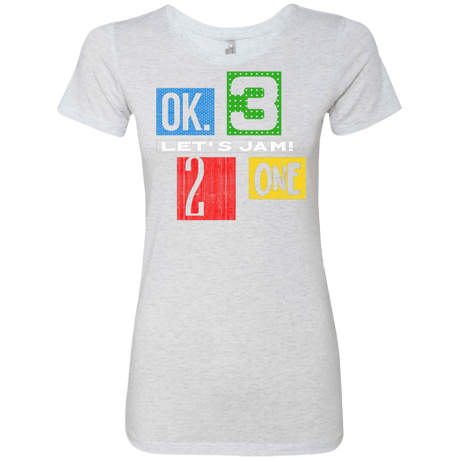 T-Shirts Heather White / S Let's Jam Women's Triblend T-Shirt