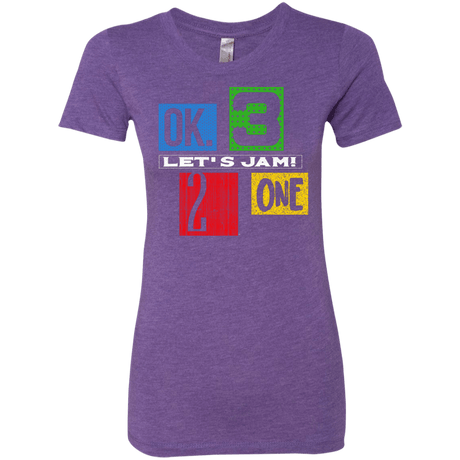 T-Shirts Purple Rush / S Let's Jam Women's Triblend T-Shirt