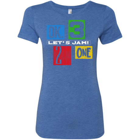 T-Shirts Vintage Royal / S Let's Jam Women's Triblend T-Shirt
