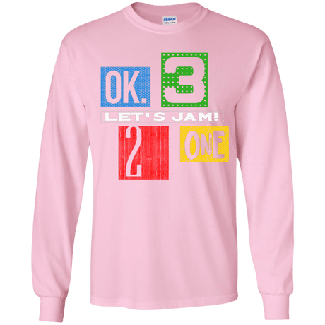 T-Shirts Light Pink / YS Let's Jam Youth Long Sleeve T-Shirt