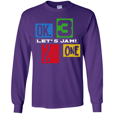 T-Shirts Purple / YS Let's Jam Youth Long Sleeve T-Shirt