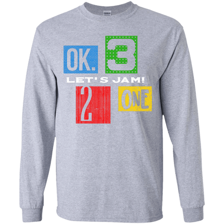 T-Shirts Sport Grey / YS Let's Jam Youth Long Sleeve T-Shirt