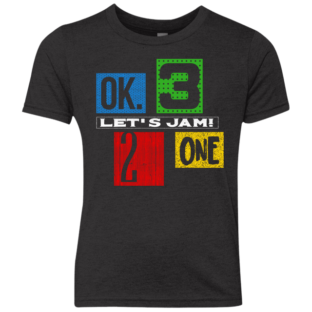 T-Shirts Vintage Black / YXS Let's Jam Youth Triblend T-Shirt