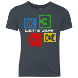 T-Shirts Vintage Navy / YXS Let's Jam Youth Triblend T-Shirt