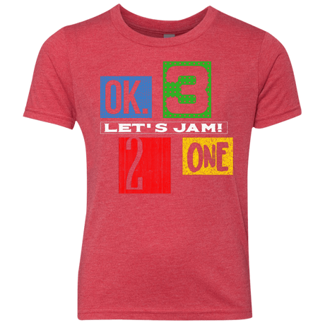 T-Shirts Vintage Red / YXS Let's Jam Youth Triblend T-Shirt