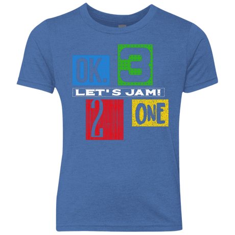 T-Shirts Vintage Royal / YXS Let's Jam Youth Triblend T-Shirt