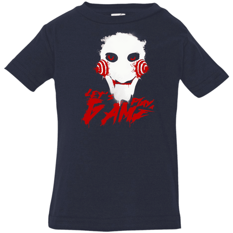 T-Shirts Navy / 6 Months Let's Play A Game Infant Premium T-Shirt