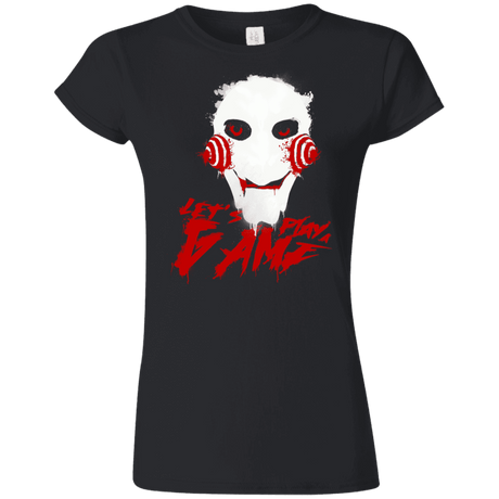 T-Shirts Black / S Let's Play A Game Junior Slimmer-Fit T-Shirt