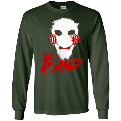 T-Shirts Forest Green / S Let's Play A Game Men's Long Sleeve T-Shirt
