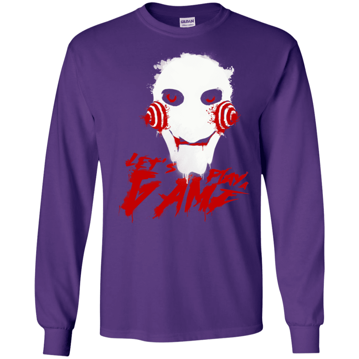 T-Shirts Purple / S Let's Play A Game Men's Long Sleeve T-Shirt