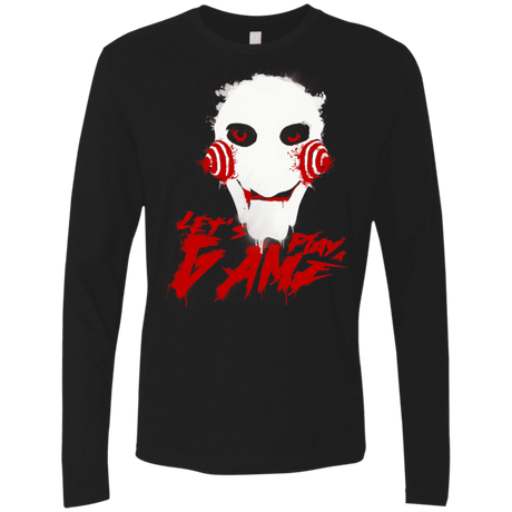 T-Shirts Black / S Let's Play A Game Men's Premium Long Sleeve