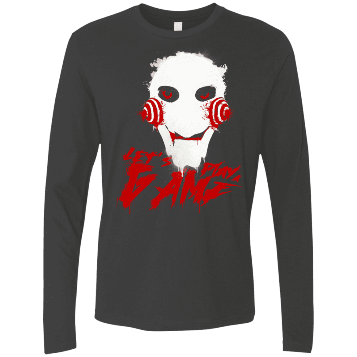 T-Shirts Heavy Metal / S Let's Play A Game Men's Premium Long Sleeve