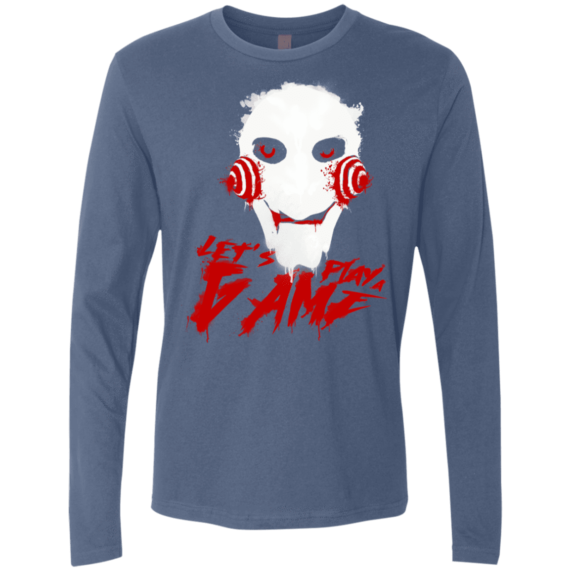 T-Shirts Indigo / S Let's Play A Game Men's Premium Long Sleeve