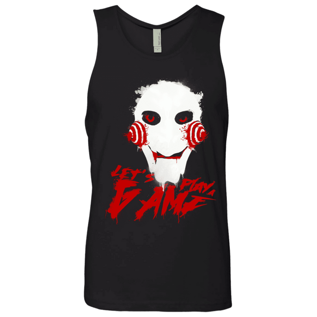 T-Shirts Black / S Let's Play A Game Men's Premium Tank Top