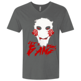 T-Shirts Heavy Metal / X-Small Let's Play A Game Men's Premium V-Neck