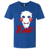 T-Shirts Royal / X-Small Let's Play A Game Men's Premium V-Neck