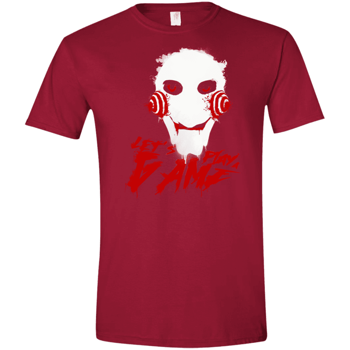 T-Shirts Cardinal Red / S Let's Play A Game Men's Semi-Fitted Softstyle