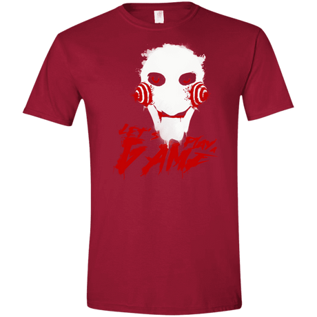 T-Shirts Cardinal Red / S Let's Play A Game Men's Semi-Fitted Softstyle