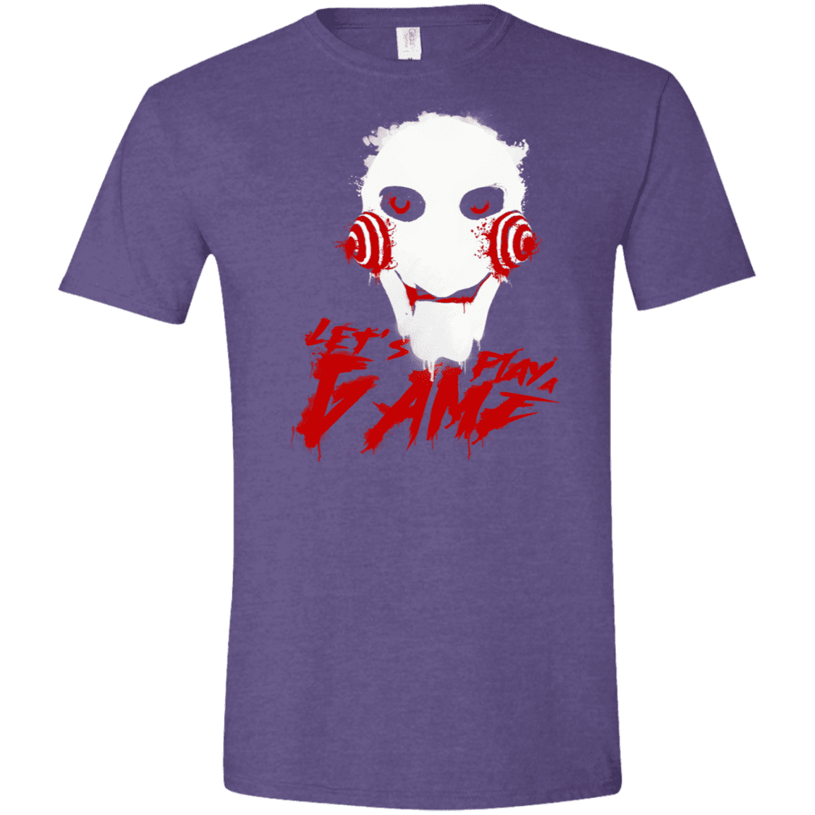 T-Shirts Heather Purple / S Let's Play A Game Men's Semi-Fitted Softstyle