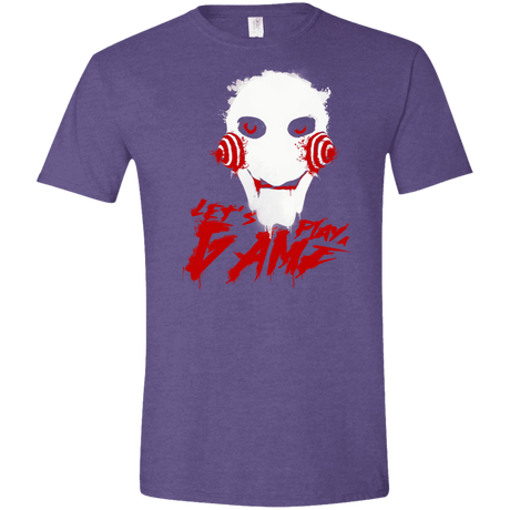 T-Shirts Heather Purple / S Let's Play A Game Men's Semi-Fitted Softstyle