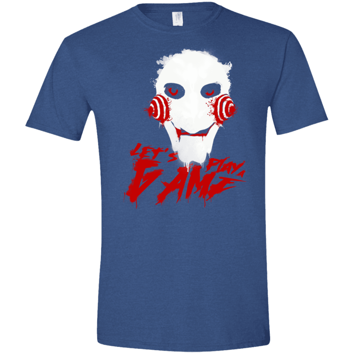 T-Shirts Heather Royal / X-Small Let's Play A Game Men's Semi-Fitted Softstyle