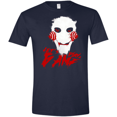 T-Shirts Navy / X-Small Let's Play A Game Men's Semi-Fitted Softstyle