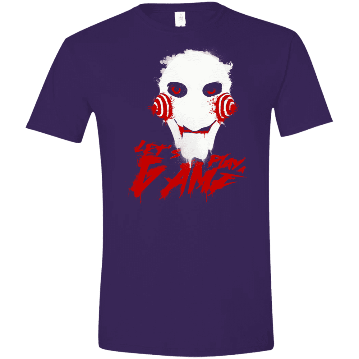 T-Shirts Purple / S Let's Play A Game Men's Semi-Fitted Softstyle
