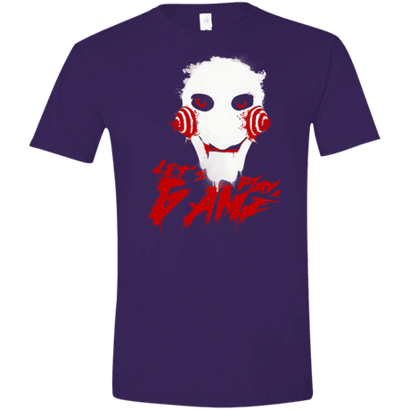 T-Shirts Purple / S Let's Play A Game Men's Semi-Fitted Softstyle