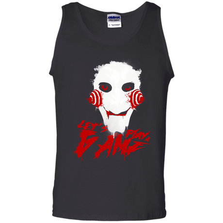T-Shirts Black / S Let's Play A Game Men's Tank Top