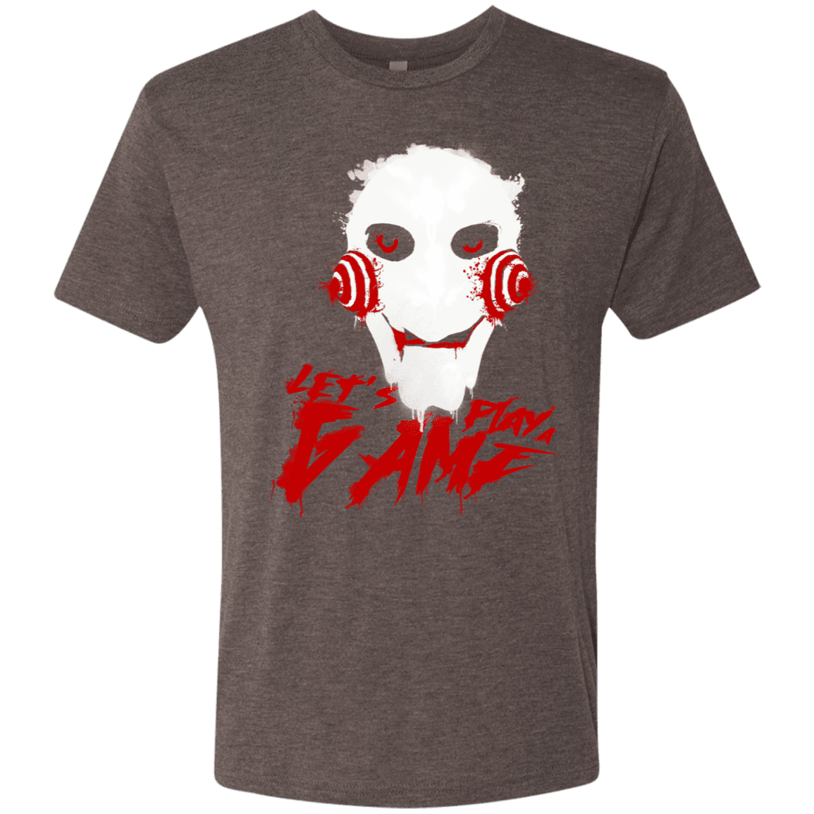 T-Shirts Macchiato / S Let's Play A Game Men's Triblend T-Shirt