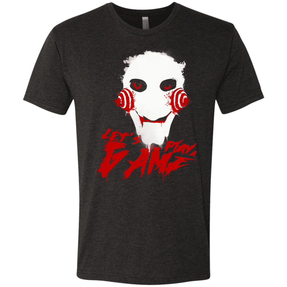 T-Shirts Vintage Black / S Let's Play A Game Men's Triblend T-Shirt