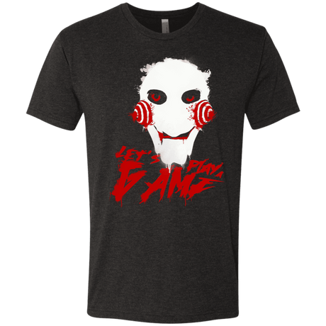 T-Shirts Vintage Black / S Let's Play A Game Men's Triblend T-Shirt