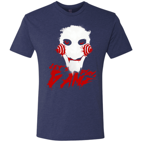 T-Shirts Vintage Navy / S Let's Play A Game Men's Triblend T-Shirt